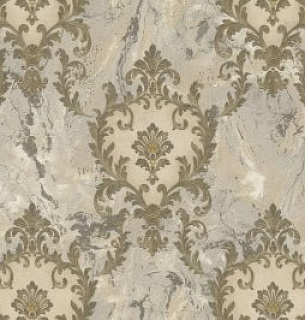 Обои Dekori Carrara2/дамаск латунь на сером 83607 1,06*10м к 83627