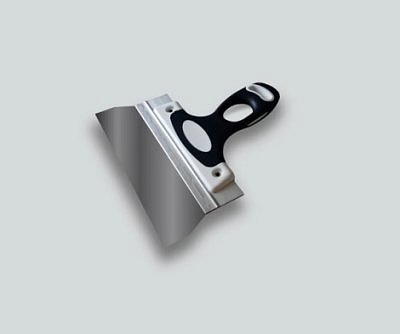 Шпатель DECOR фасадный 450мм нержавеющая сталь, 2К ручка 317-0450