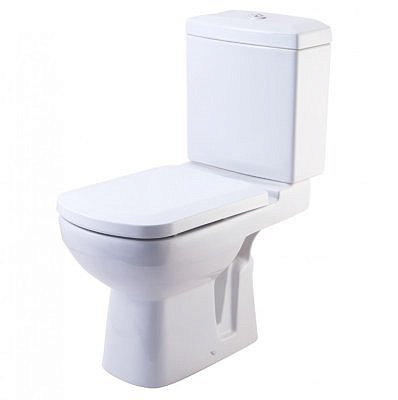 Компакт Rosa Домино белый с сиденьем