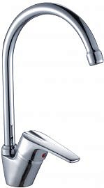 Смеситель для кухни ROSSINKA D40-23 однорычажный с высоким поворотнным изливом 
