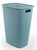 Корзина для белья SOFTEX 56л голубая  00571-Z69-00