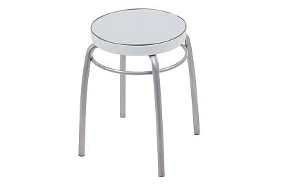 Табурет "Фабрик 1" мягкое круглое сиденье 32 см,цвет серый ТФ01