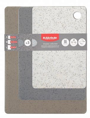 Набор гибких разделочных досок GRANITE COLLECTION 3шт  ABX102