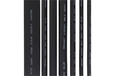 Термоусадка набор №7 клеевая  REXANT 29-0107 600782