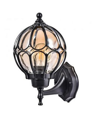 Уличный светильник Feron PL3701 черный IP44 60W E27