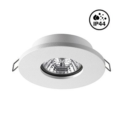 Светильник встраиваемый влагозащищенный 370934 SPOT NT 22 286 белый  IP44 GU10 50W 220V AQUA