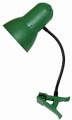 Настольный светильник на гофре Надежда-ПШ 40Вт Е27 трава на прищепке
