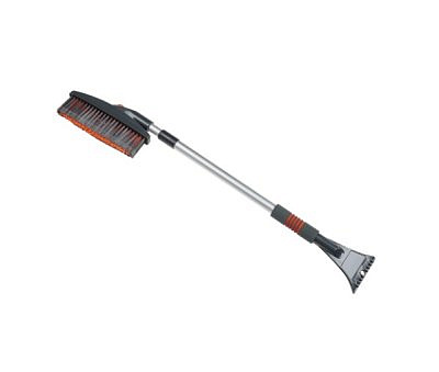 Щетка для уборки снега с распушенной щетиной 86-122см, телескопическая Русские Супергерои BY 775-045
